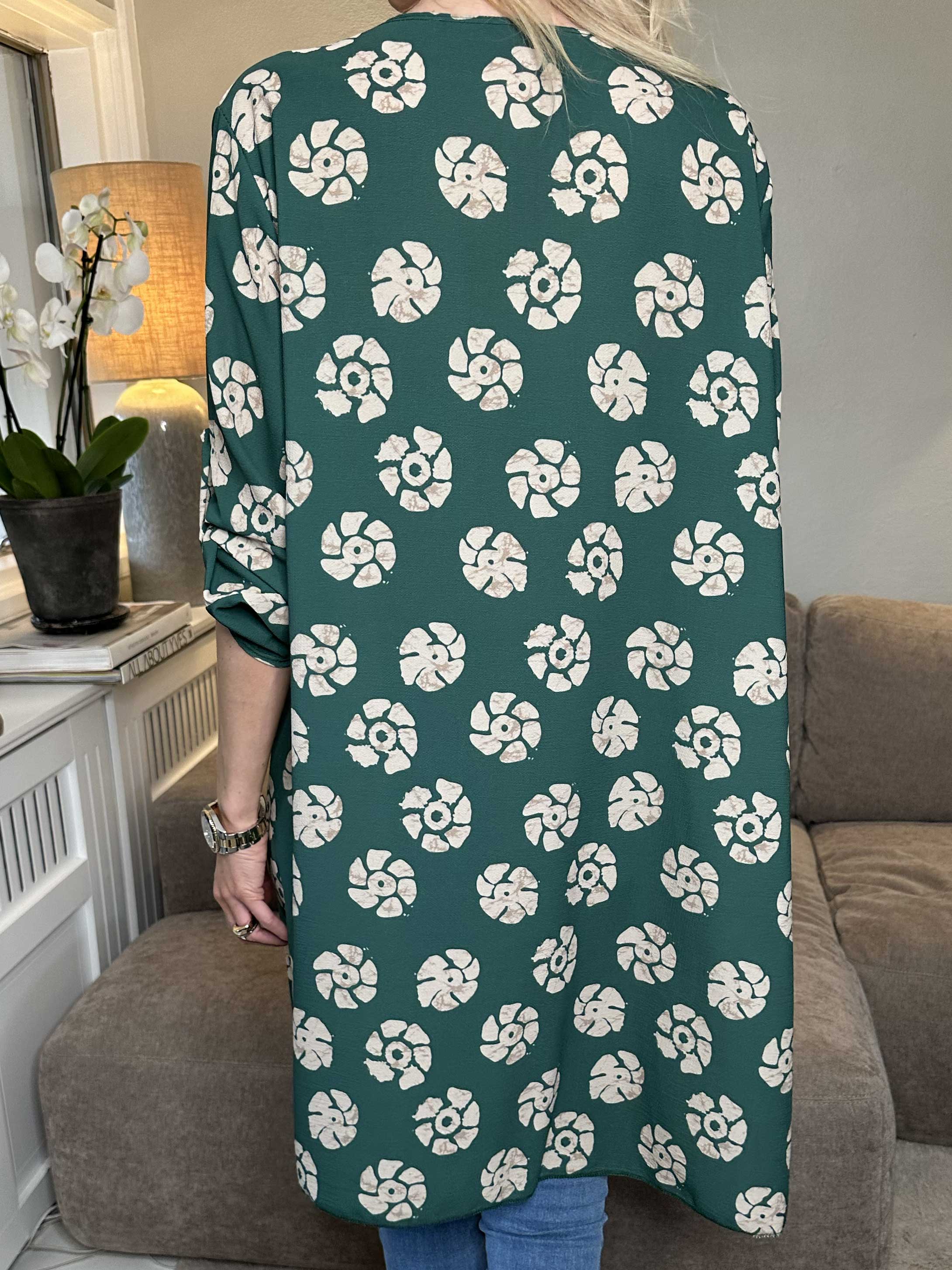 Claudia Print Dress - Tunikaklänning med tryck och dragkedja